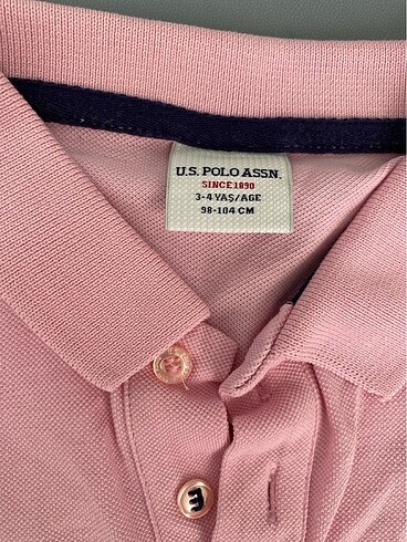 U.S Polo Assn. Polo marka 3-4 yaş Polo yaka tshirt