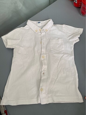 LC Waikiki marka 24-36 ay pamuklu kısa kollu gömlek