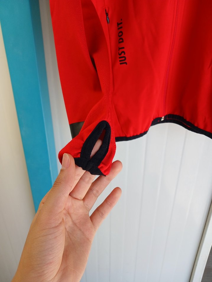 Kırmızı Fermuarlı Spor Ceket - Görsel 3