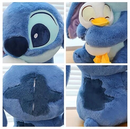  Beden Renk Peluş stitch ve lino disney oyuncak