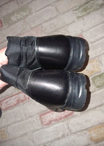 Siyah Bağcıklı Erkek Kauçuk Bot - Görsel 3