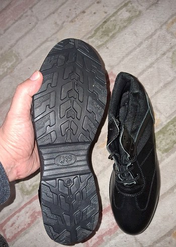 Siyah Bağcıklı Erkek Kauçuk Bot - Görsel 2