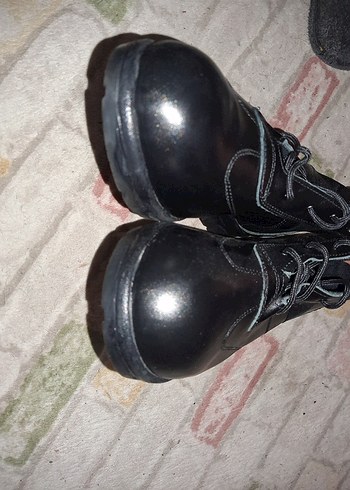 Siyah Bağcıklı Erkek Kauçuk Bot - Görsel 4