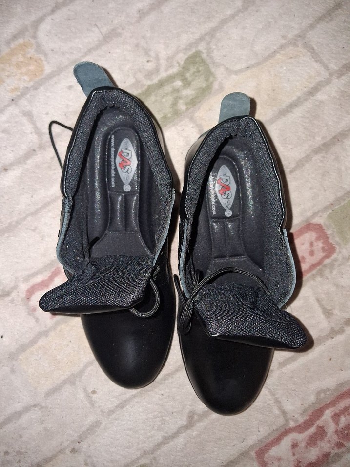 Siyah Bağcıklı Erkek Kauçuk Bot - Görsel 5