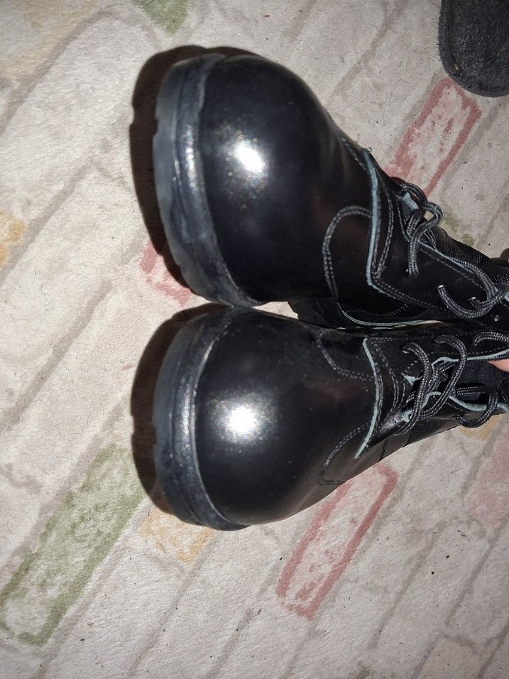 Siyah Bağcıklı Erkek Kauçuk Bot - Görsel 4