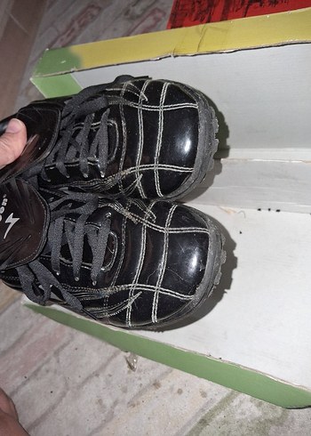 Siyah Erkek Bağcıklı Futbol Ayakkabısı - Görsel 4