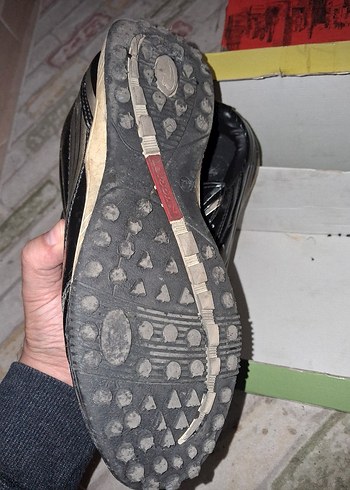 Siyah Erkek Bağcıklı Futbol Ayakkabısı - Görsel 2