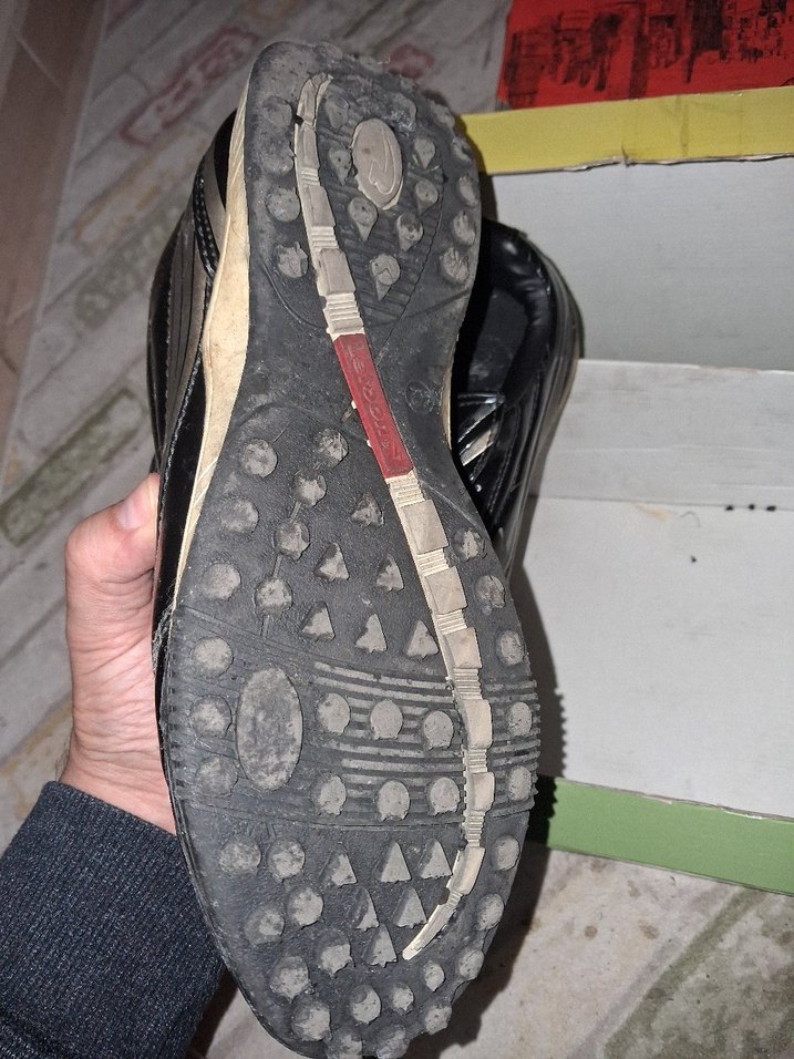 Siyah Erkek Bağcıklı Futbol Ayakkabısı - Görsel 2