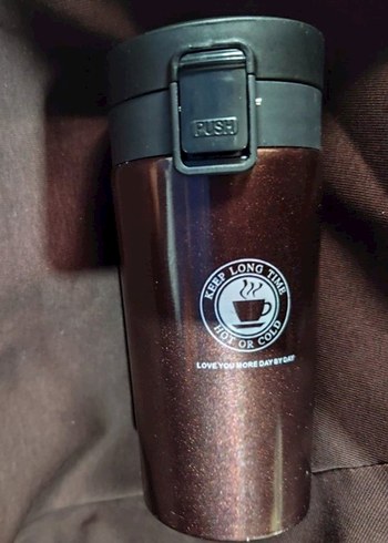 Parlak Kahverengi Çocuk Termos - Görsel 3