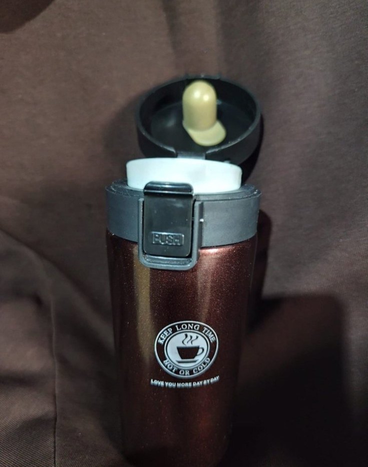 Parlak Kahverengi Çocuk Termos - Görsel 2