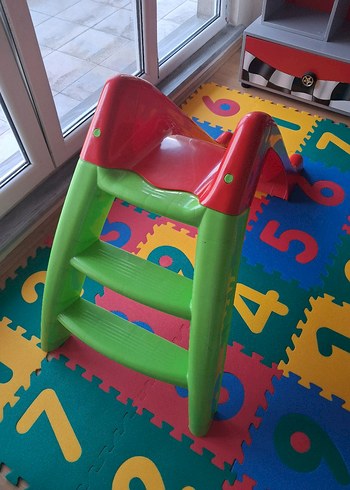 Renkli Çocuk Kaydırağı, Kırmızı - Görsel 2