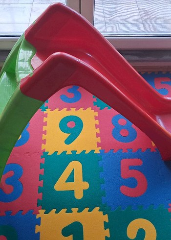 Renkli Çocuk Kaydırağı, Kırmızı - Görsel 3