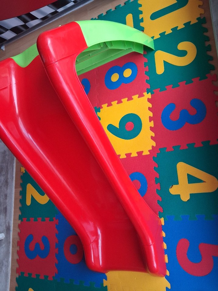 Renkli Çocuk Kaydırağı, Kırmızı - Görsel 4