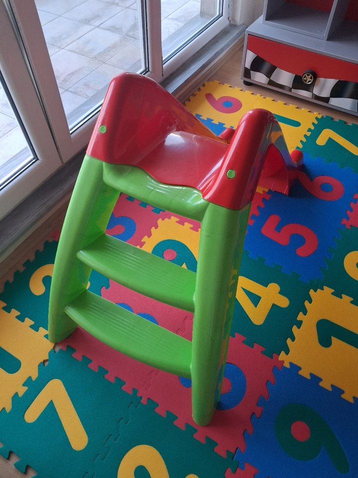 Renkli Çocuk Kaydırağı, Kırmızı - Görsel 2
