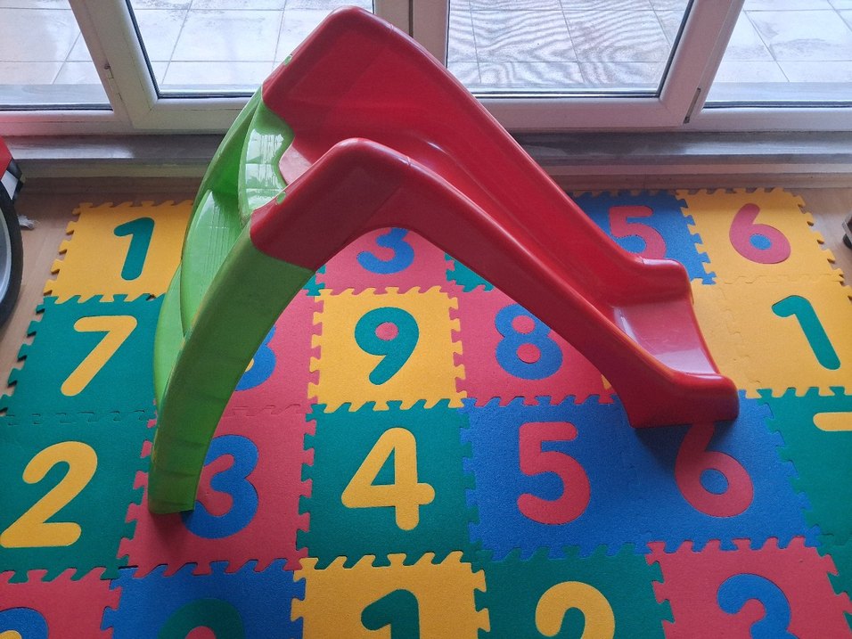 Renkli Çocuk Kaydırağı, Kırmızı - Görsel 3