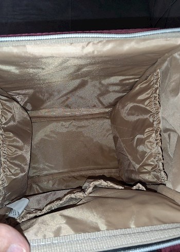 Bordo Baskılı Bebek Çantası - Görsel 6