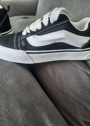 Vans Kadın Siyah Beyaz Spor Ayakkabı - Görsel 6