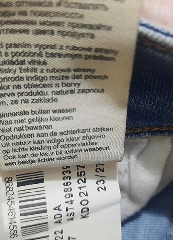 s Beden mavi Renk Kot pantolon