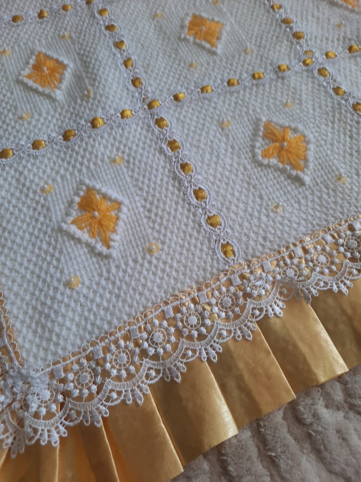 El örgüsü bebek battaniyesi - Görsel 2