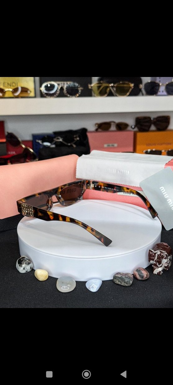 Kahverengi Tokalı Kadın Güneş Gözlüğü - Görsel 2