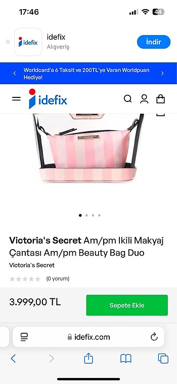 Victoria s Secret VİCTORİA?S SECRET MAKYAJ ÇANTASI