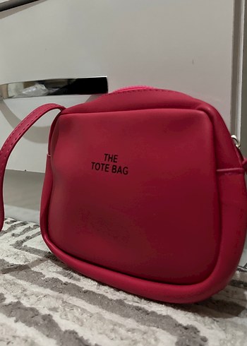 Diğer Fermuarlı Pembe Deri Kadın Çanta