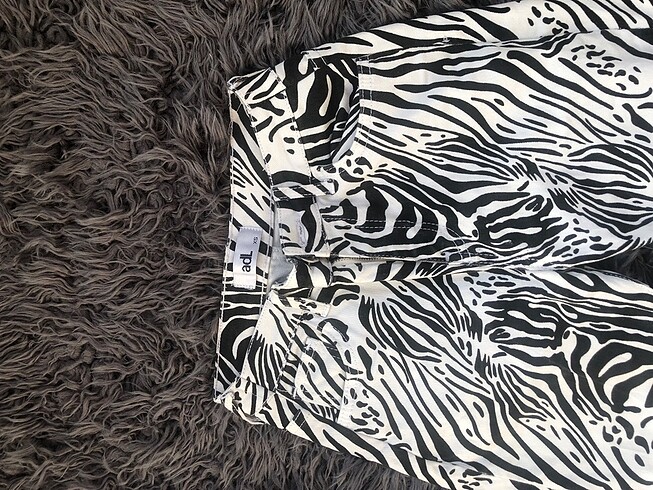 Zebra Desen Pantolon