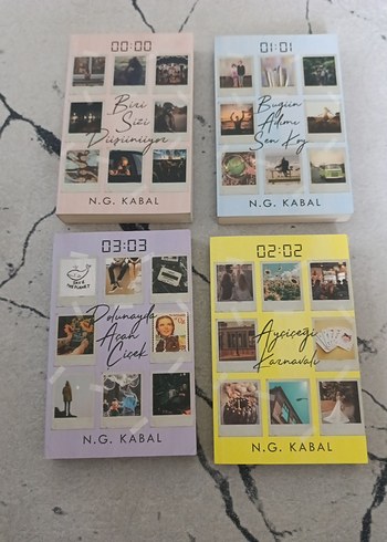 N.G. Kabal Kitap Seti - 4 Roman gençlik serüveni 00.00 01.01 02.