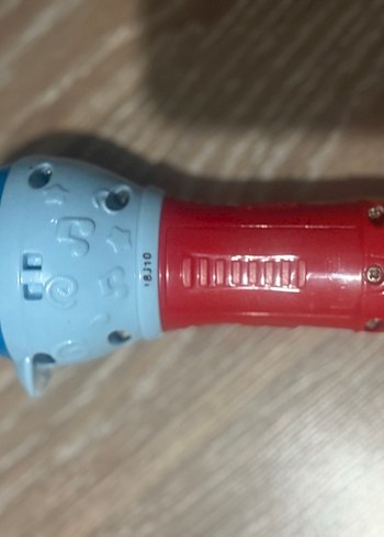 Beden Mavi Renkli Eğitici Oyuncak Mikrofon