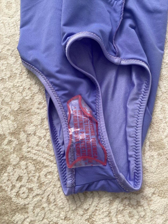 Mor Fırfırlı Bohem Kadın Mayo - Görsel 4