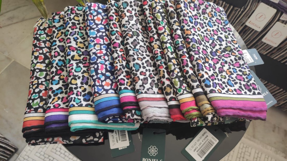 Renkli Bohem Kadın esarp - Görsel 4