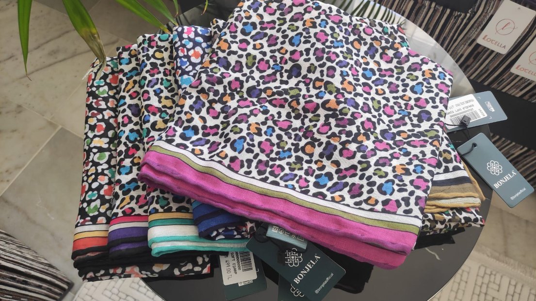 Renkli Bohem Kadın esarp - Görsel 3