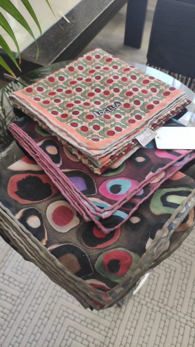 Diger Çok Renkli Dantelli Kadın Fular - Görsel 3