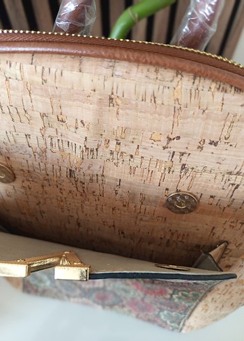 Renkli Baskılı Deri Bohem Sırt Çantası zara - Görsel 5