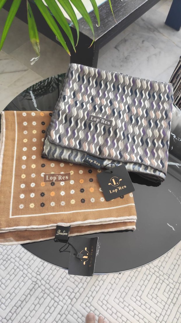 İşlemeli Bohem Kadın Fular Seti - Görsel 2