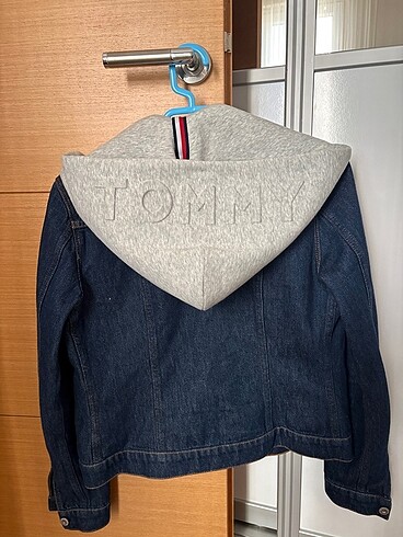 s Beden Tommy Hilfiger Kapşonlu Jean Ceket