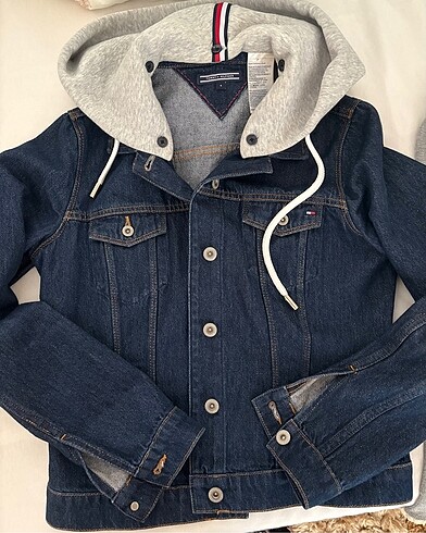 Tommy Hilfiger Kapşonlu Jean Ceket