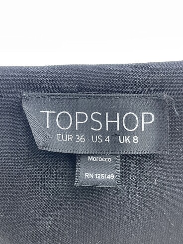36 Beden siyah Renk Topshop Kısa Elbise %70 İndirimli.