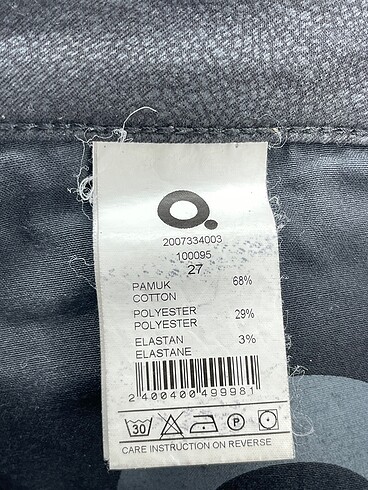 27 Beden siyah Renk Vintage Love Jean / Kot %70 İndirimli.