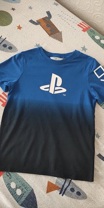 H&M H&M Erkek Çocuk Baskılı T-shirt (10-12 yaş)