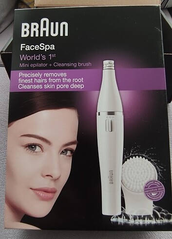 Braun FaceSpa 810 Yüz Epilatörü ve Yüz Temizleme Fırçası Seti