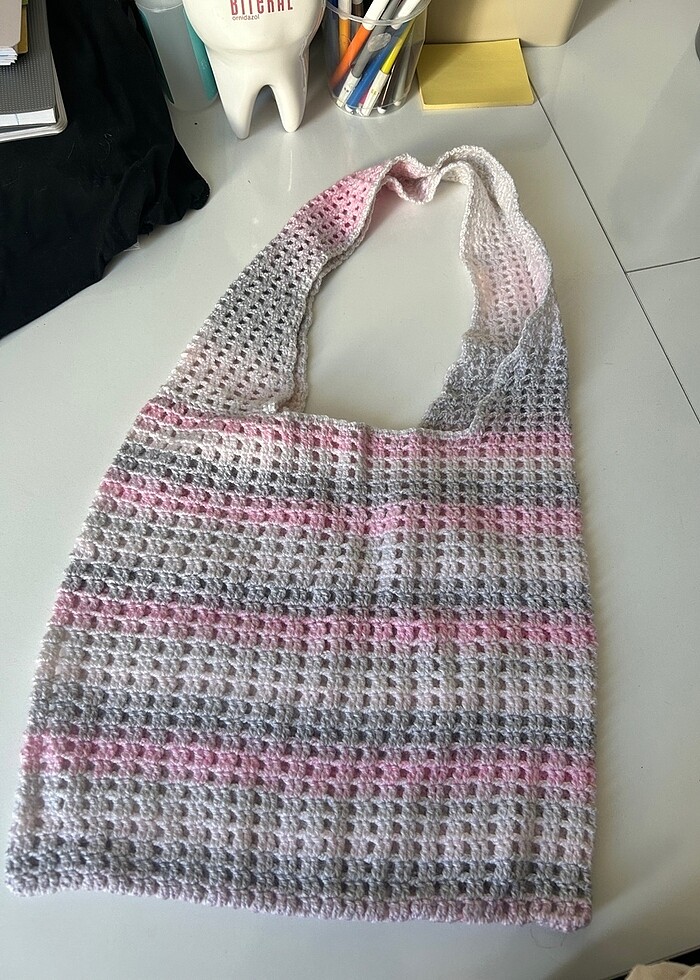 örgü çanta
 - Görsel 2