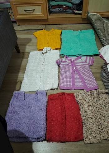 Hobby Life Kız Çocuk Çok Renkli Örme Hırkalar