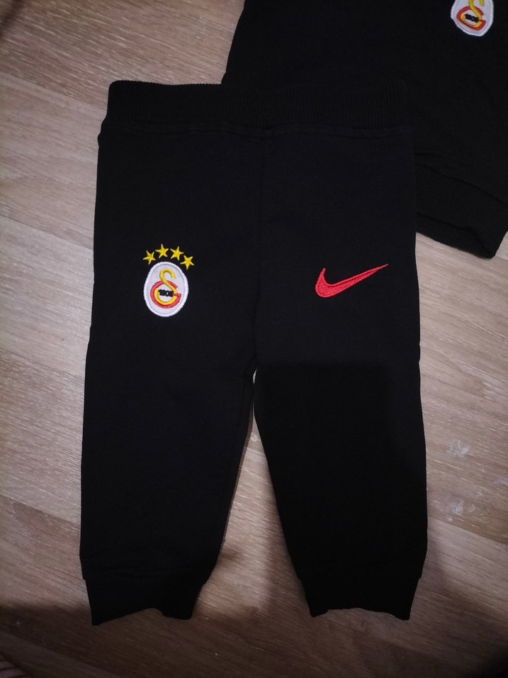 Siyah Erkek Çocuk Street Wear Eşofman Takımı GALATASARAYLİ TAKIM - Görsel 2