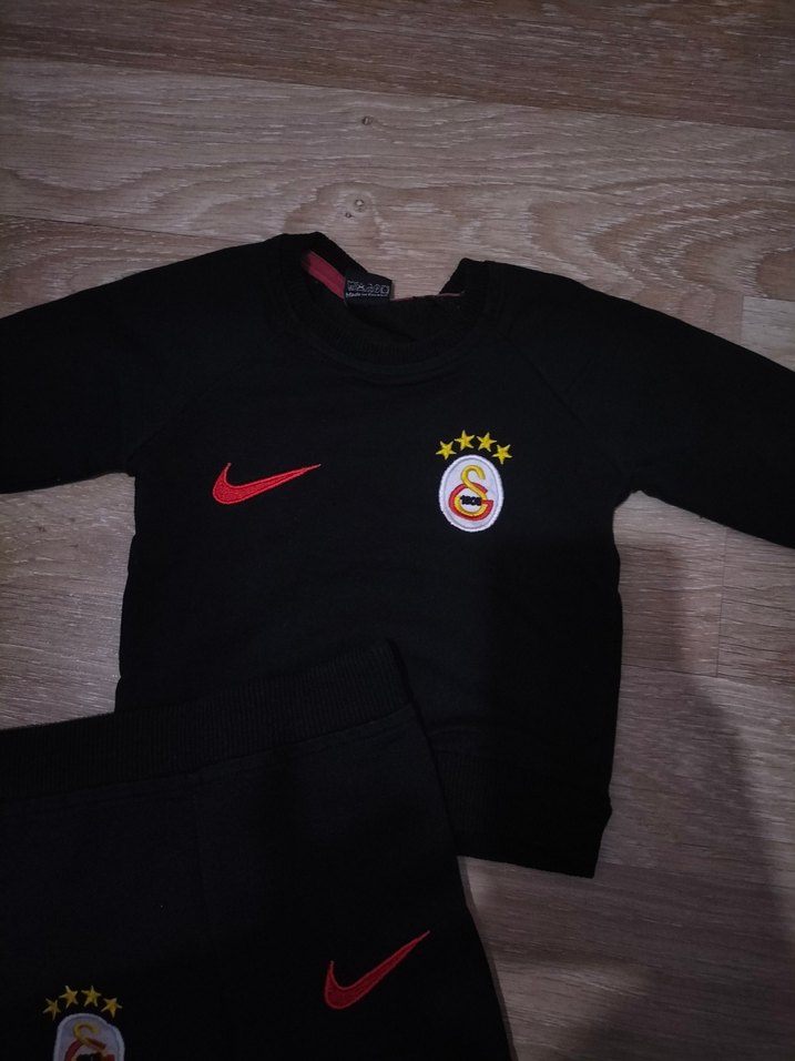 Siyah Erkek Çocuk Street Wear Eşofman Takımı GALATASARAYLİ TAKIM - Görsel 3