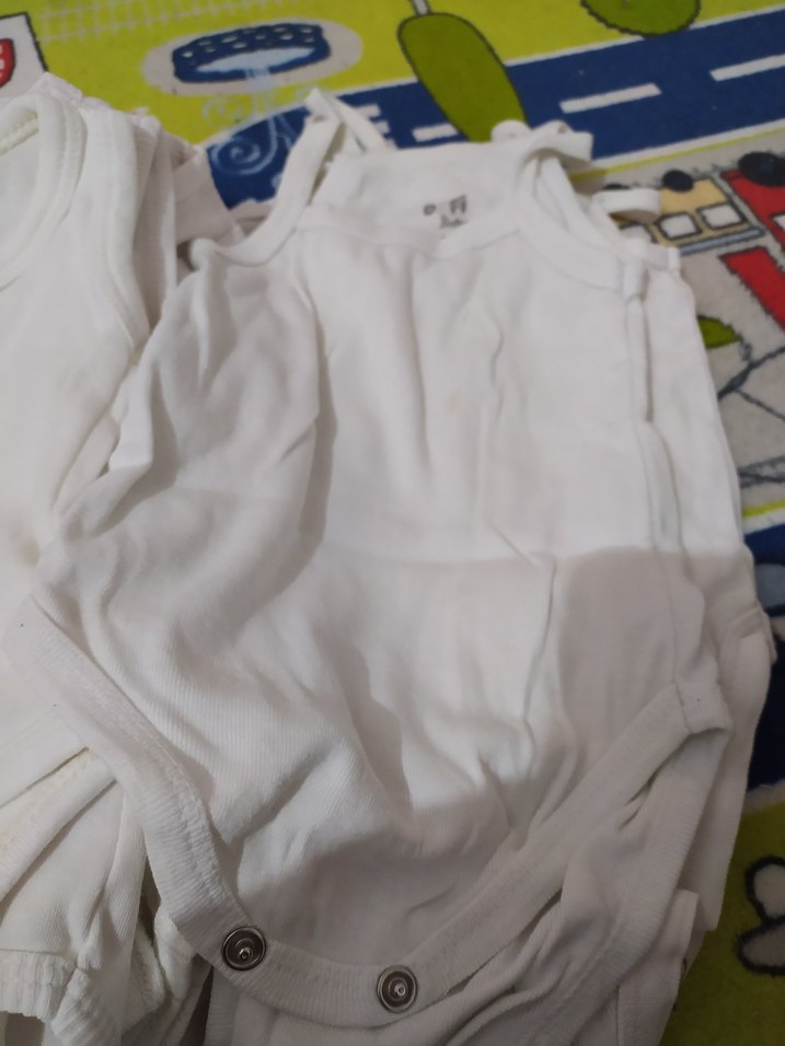 Beyaz Bebek Çıtçıtlı Zıbın - Görsel 2