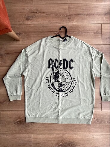 Su yeşili acdc sweatshirt