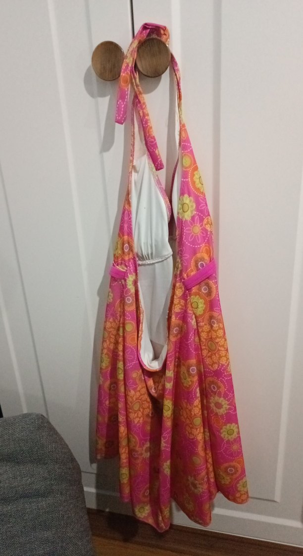 Renkli Bağlamalı Pembe mayo - Görsel 3