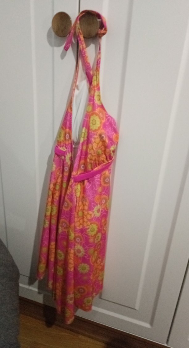 Renkli Bağlamalı Pembe mayo - Görsel 4