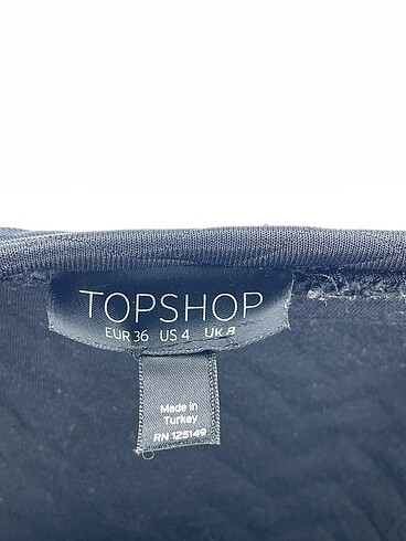 36 Beden siyah Renk Topshop Kısa Elbise %70 İndirimli.